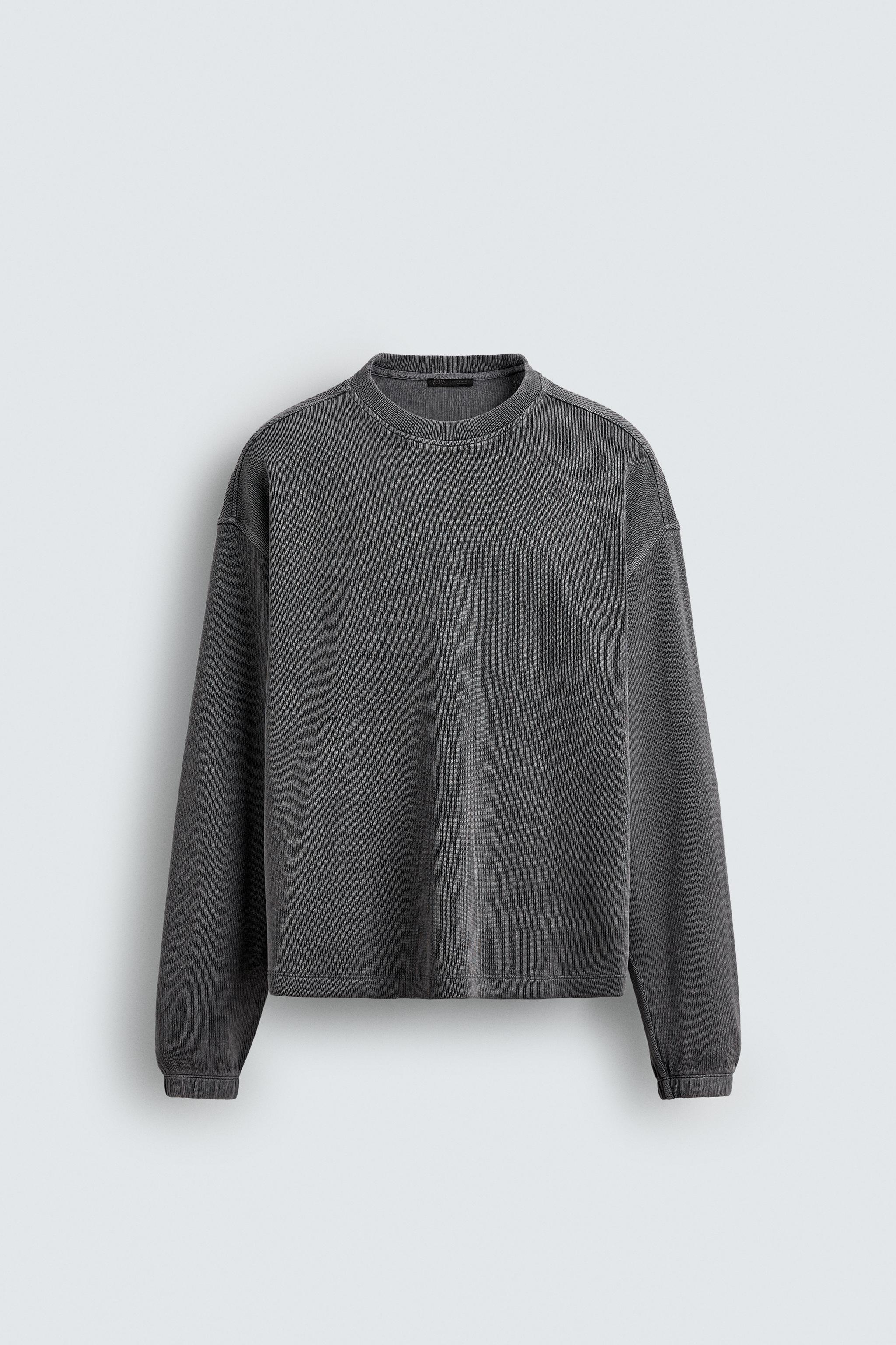 SWEAT STRUCTURÉ DÉLAVÉ